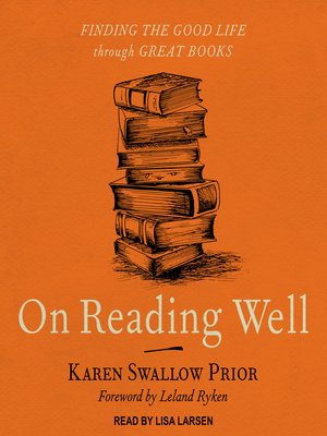 cover image of On Reading Well